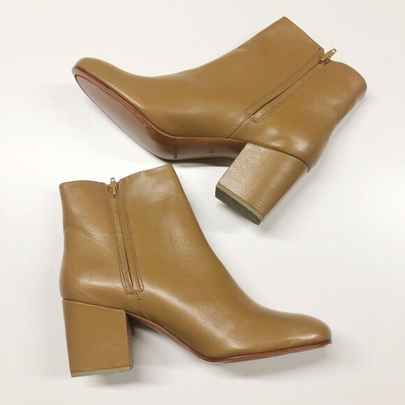 Rachel Comey Fete Camel Leather Ankle Boots Size 9.5 - Picture 3 of 11